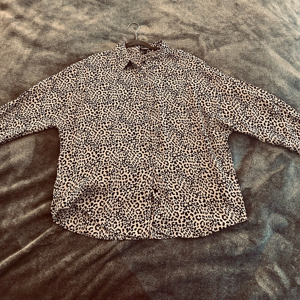 Express Animal Print Blouse